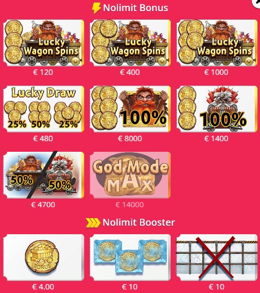 Fire in the Hole 3 Lucky Wagon Spins bonus round showing enhanced gameplay with multipliers