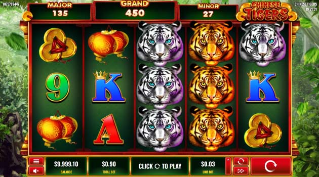 Chinese tigers слот